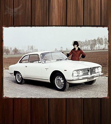 Металлическая табличка Alfa Romeo 2000 Sprint (102)